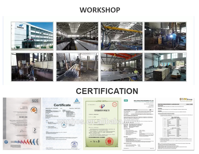 Solar Roof Structure L Feet Bracket Certificate