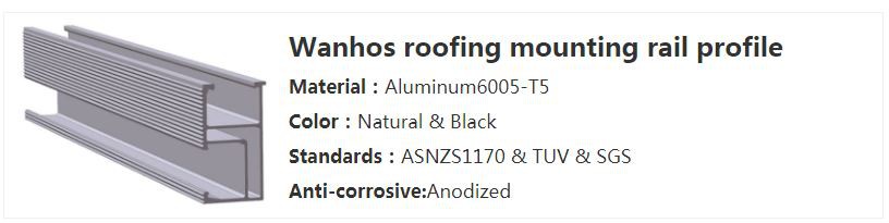 Aluminium Solar Panel Mounting Rails