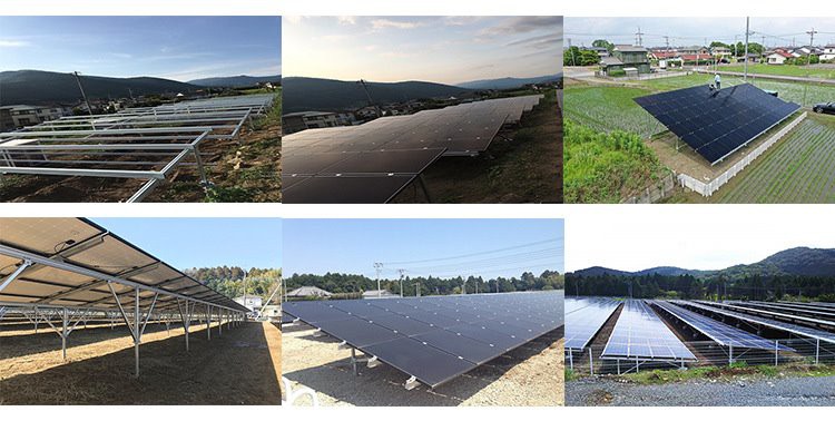 Case of solar pv installation ground system