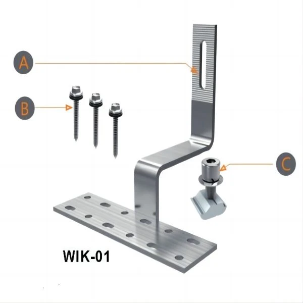 Solar Bracket Tile Roof Model Solar Bracket Tile Roof Model