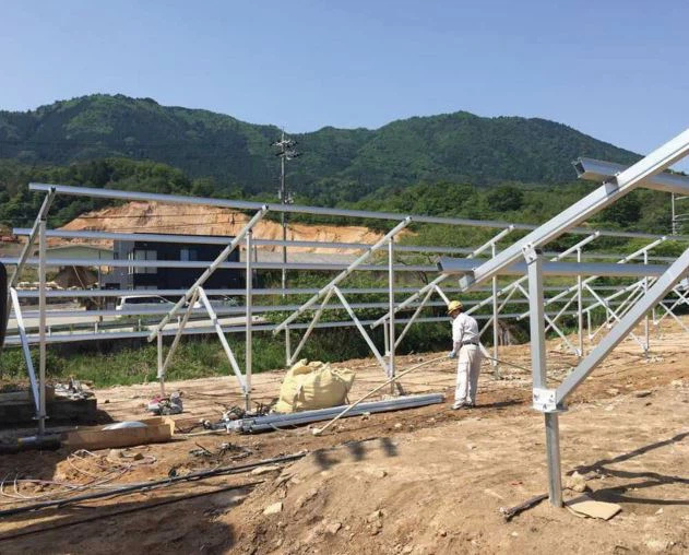 C-Steel Q235 Solar Ground Mounting System Supplier