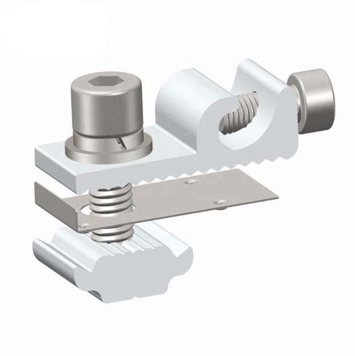 Aluminum Solar PV Grounding Lug Earthing System