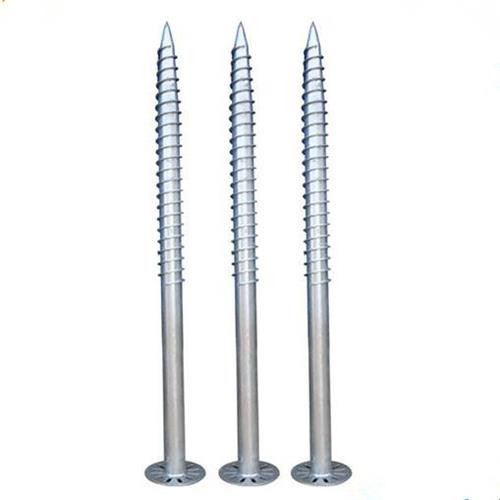 Ground Screw Anchor For Foundation Project