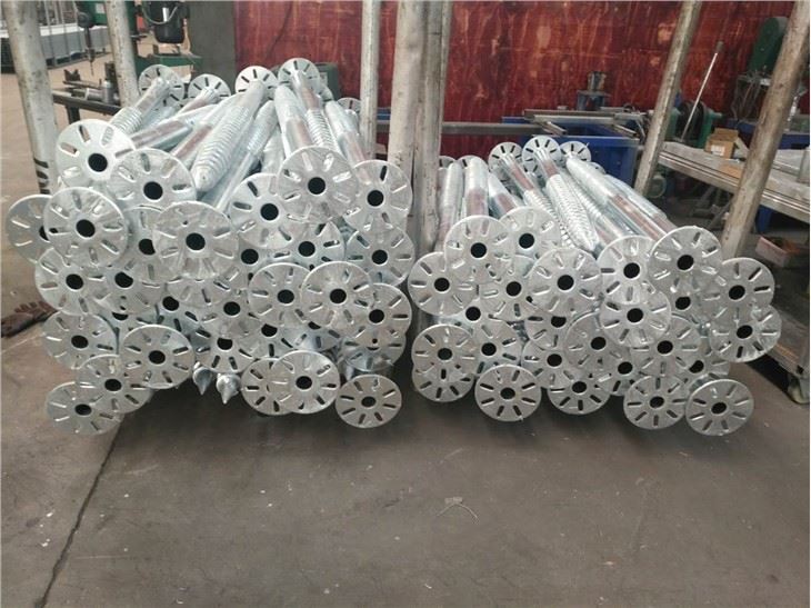 Ground Screw Anchor For Foundation Project