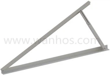 Sončni nosilec z ravno streho zložljiv trikotnik