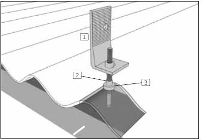 Solar Bracket Accessories L Feet For Tin Roof