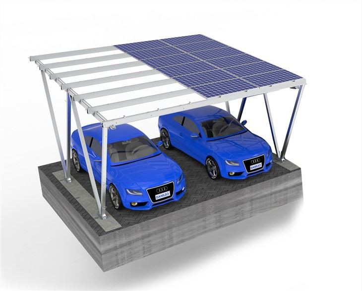 Polnilna postaja Solar Carport Ev