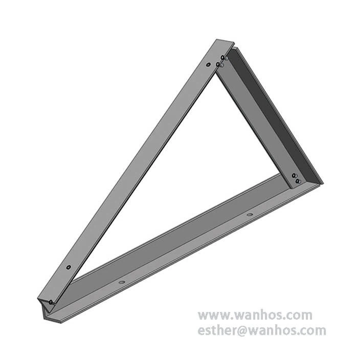 Solar Roof Stand Adjustable Triangle FLat Roof Mounting Brackets