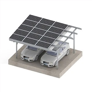 Solarni panel, nameščen na nadstrešku